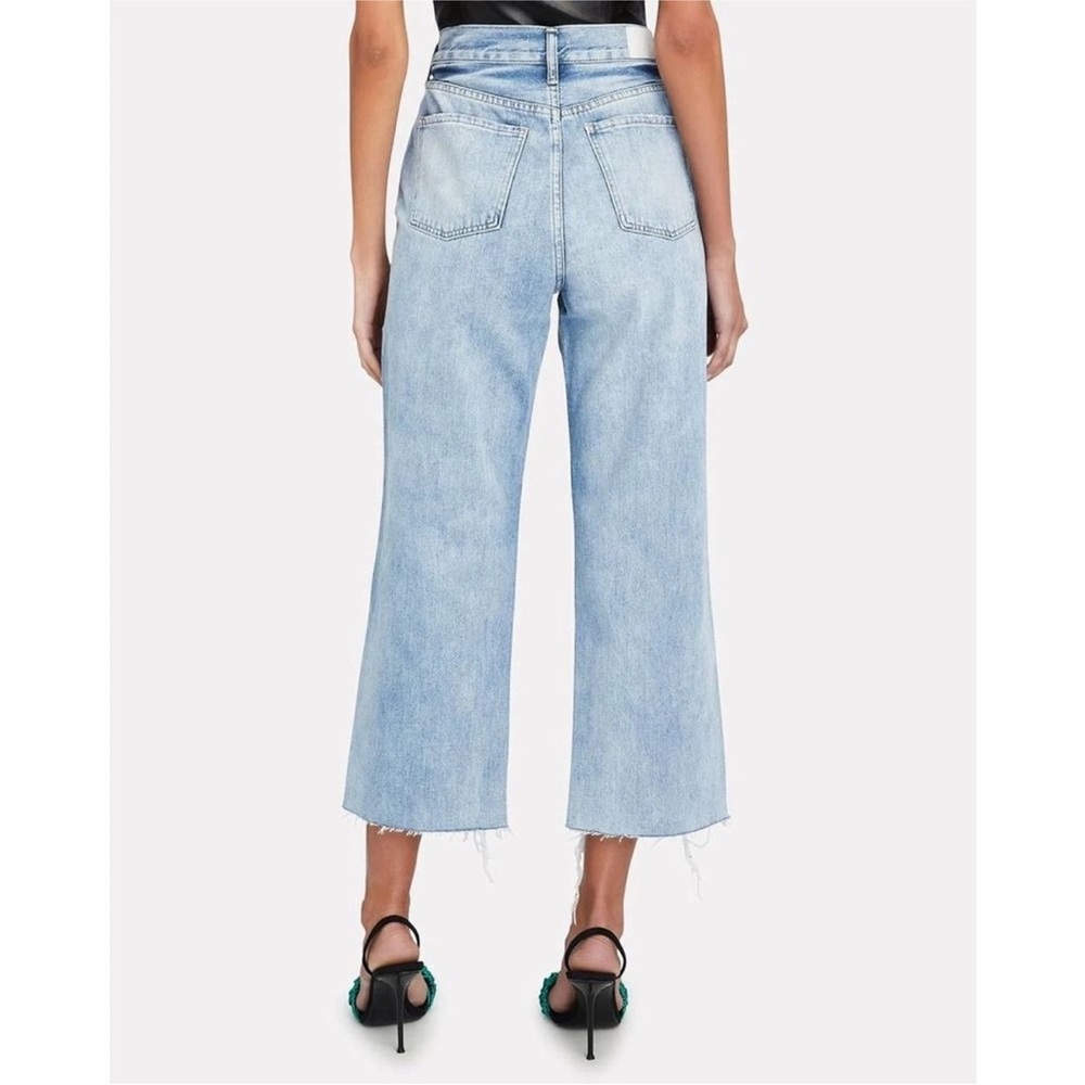 PISTOLA Cassie Distressed High-Rise Straight-Leg Jeans - Picture 2 of 7